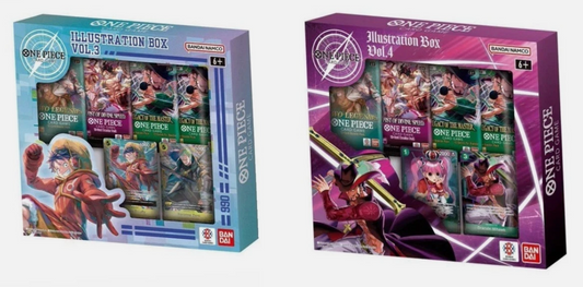 One Piece TCG Illustration Box Volume 3 & 4