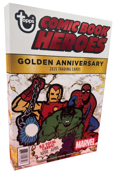 2025 Marvel Comic Book Heroes 1975 Golden Anniversary Trading Cards - Hobby Box