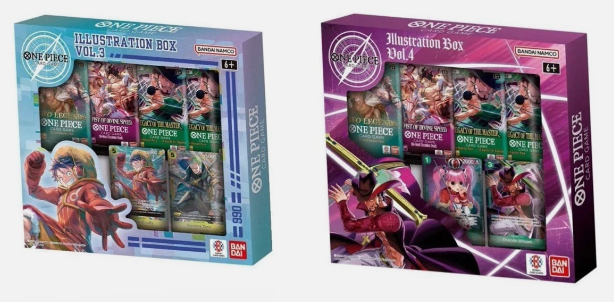 One Piece TCG Illustration Box Volume 3 & 4